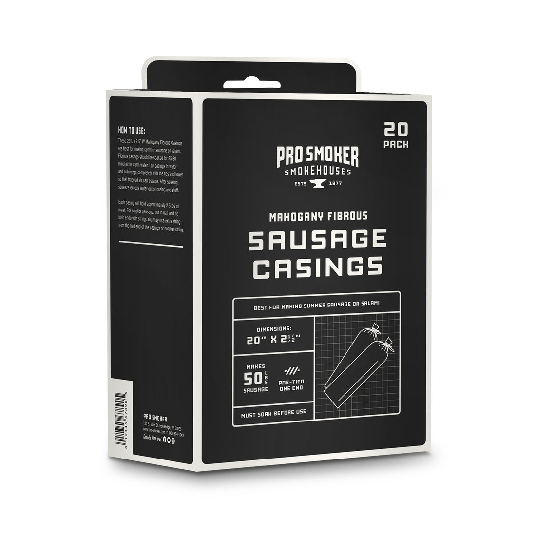 Mahogany Fibrous Sausage Casings