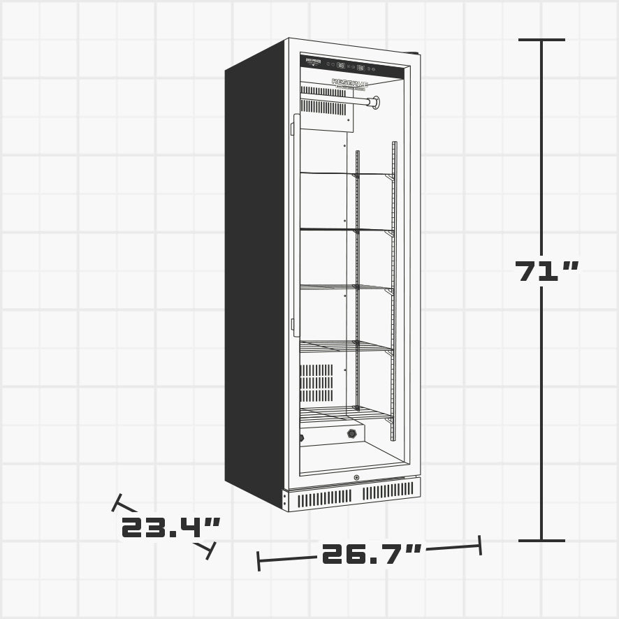 Pro Smoker TR-50 Reserve 44 lb. Capacity Dry Aging Cabinet